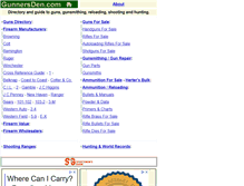 Tablet Screenshot of gunnersden.com